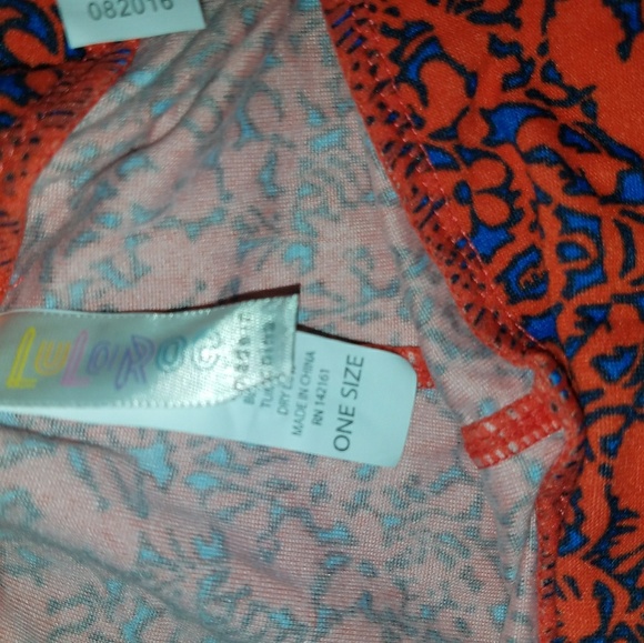 🌿  Lularoe OS leggings in Orange - NWOT - Picture 2 of 4